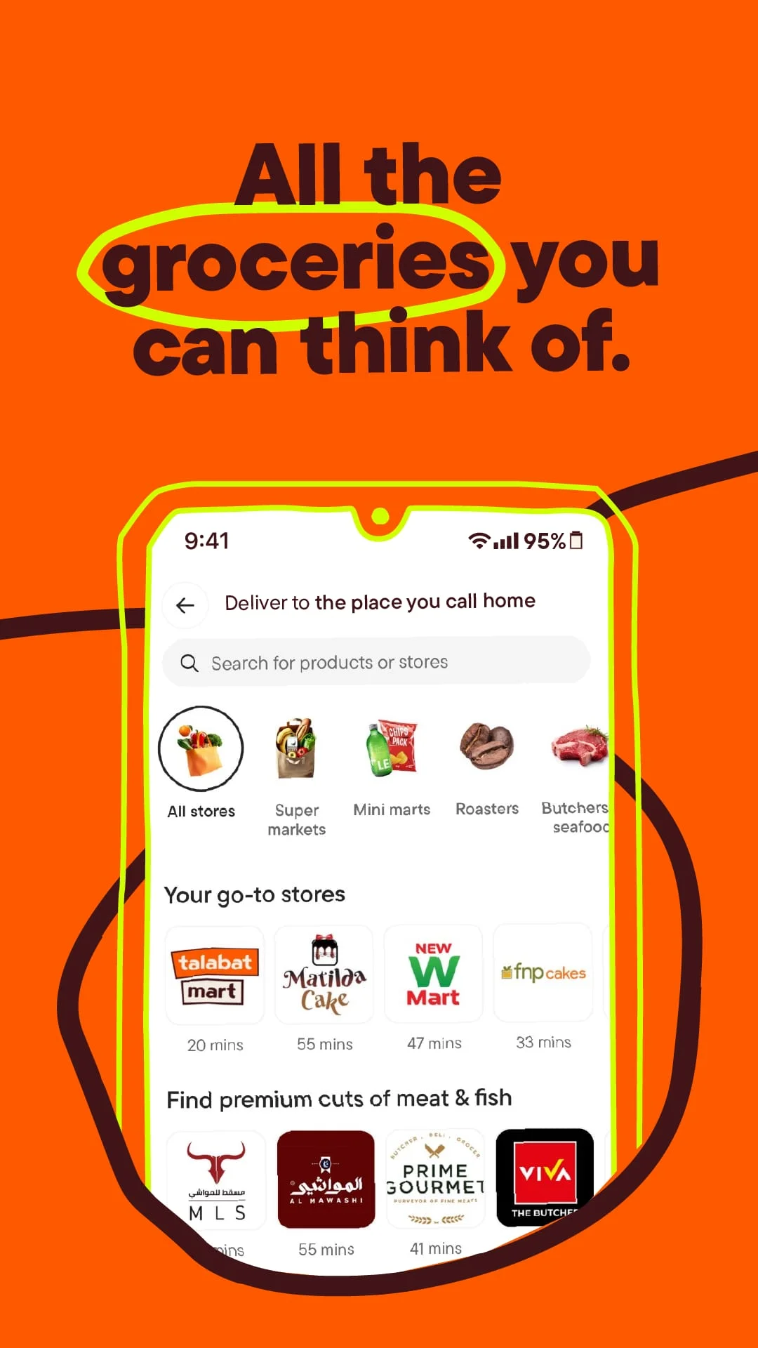 talabat: Food, grocery & more Screenshot 3