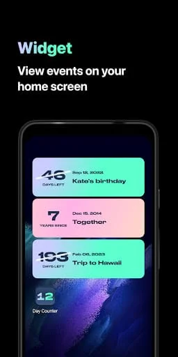 Day Counter. Count Up & Down Screenshot 1