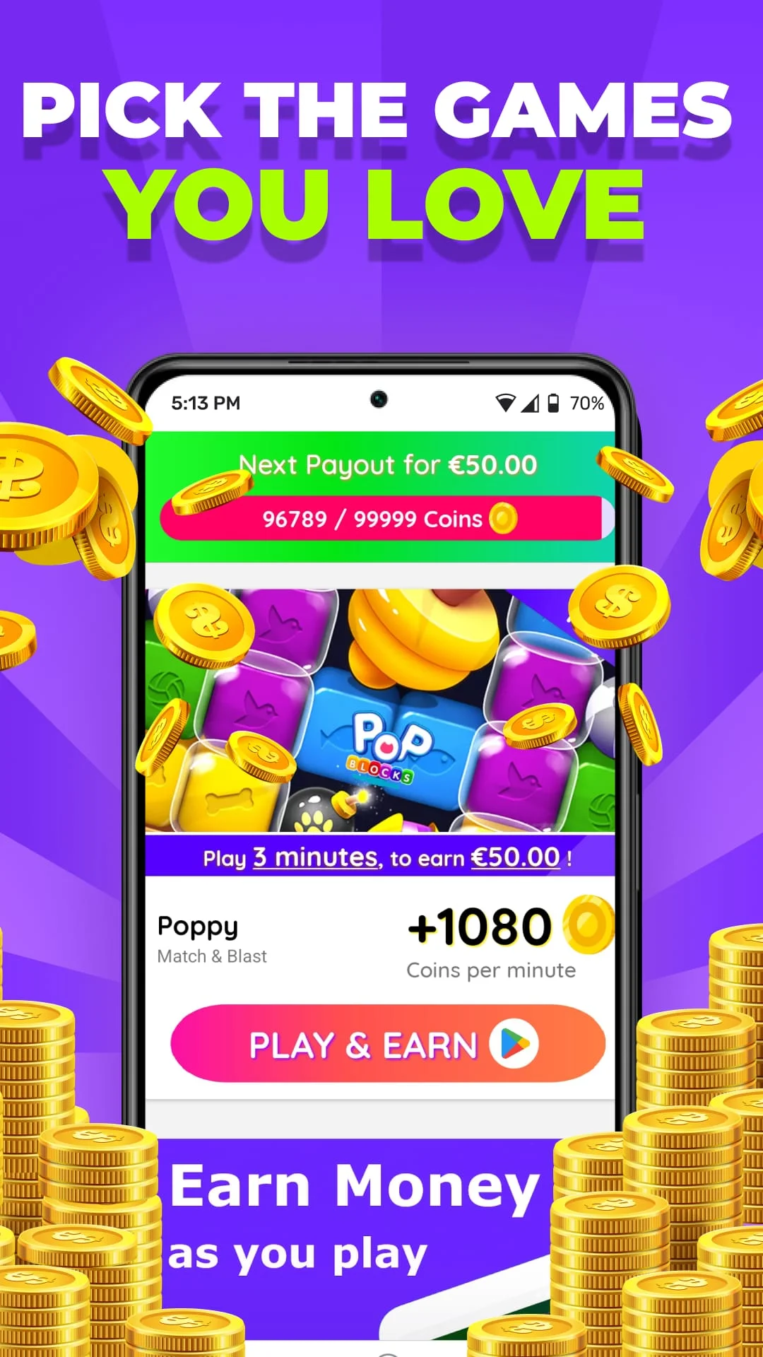 PLAYTIME - Earn Money Playing Screenshot 2