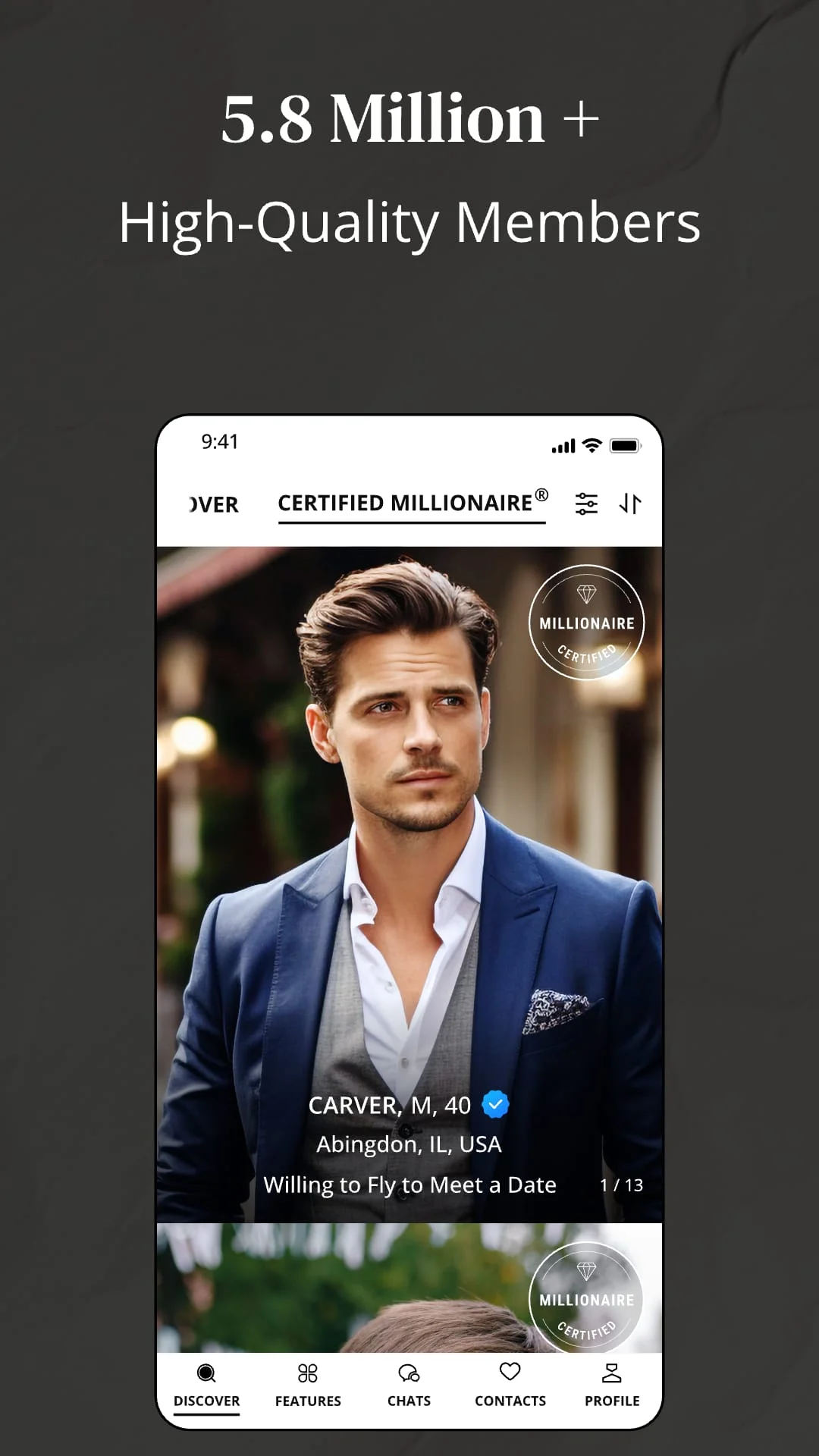 Meet, Date the Rich Elite - MM Screenshot 2