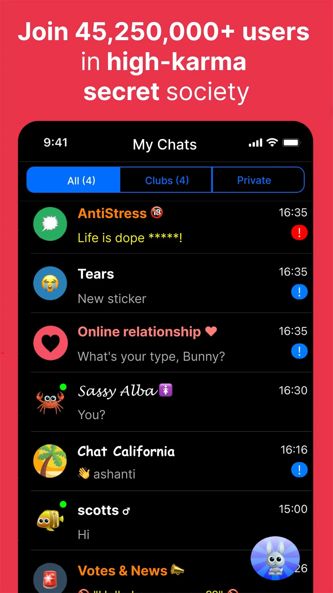 Anonymous Chat Rooms, Dating Screenshot 2