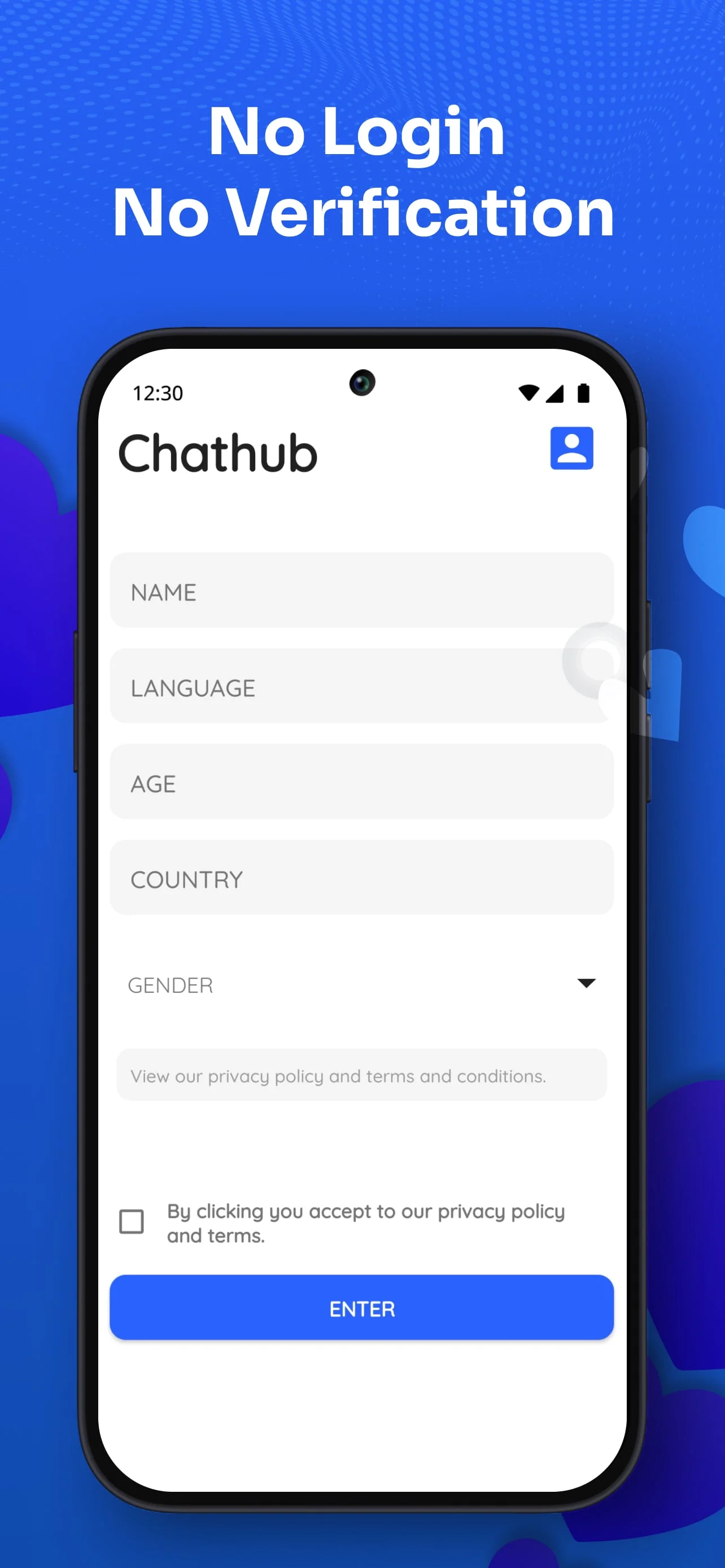 Chathub Random Chat No Login Screenshot 2