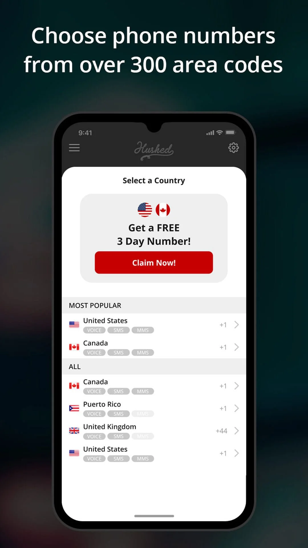 Hushed: US Second Phone Number Screenshot 4