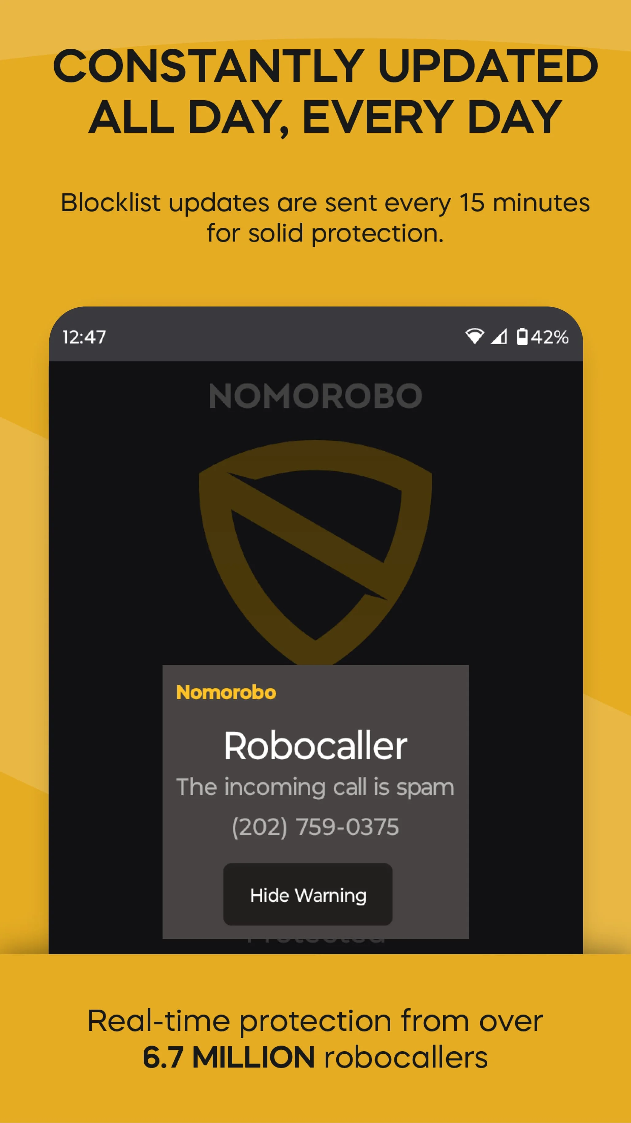 Nomorobo Basic Robocall Block Screenshot 2