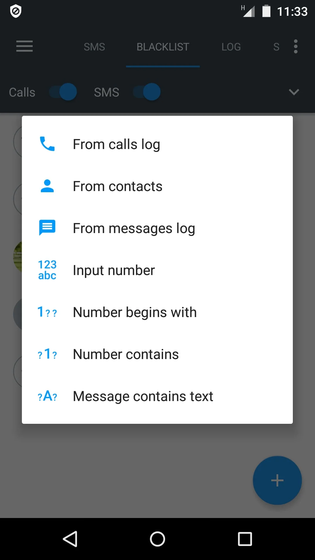 Calls Blacklist - Call Blocker Screenshot 1