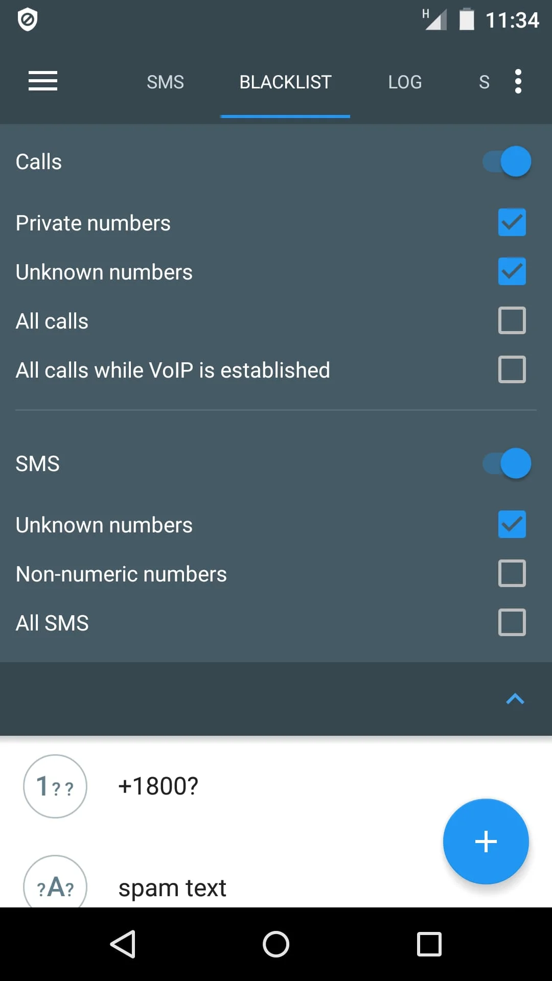 Calls Blacklist - Call Blocker Screenshot 2