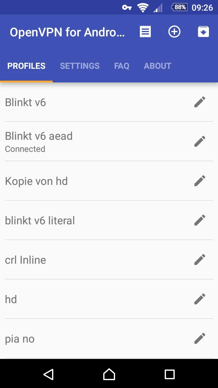 OpenVPN for Android Screenshot 3