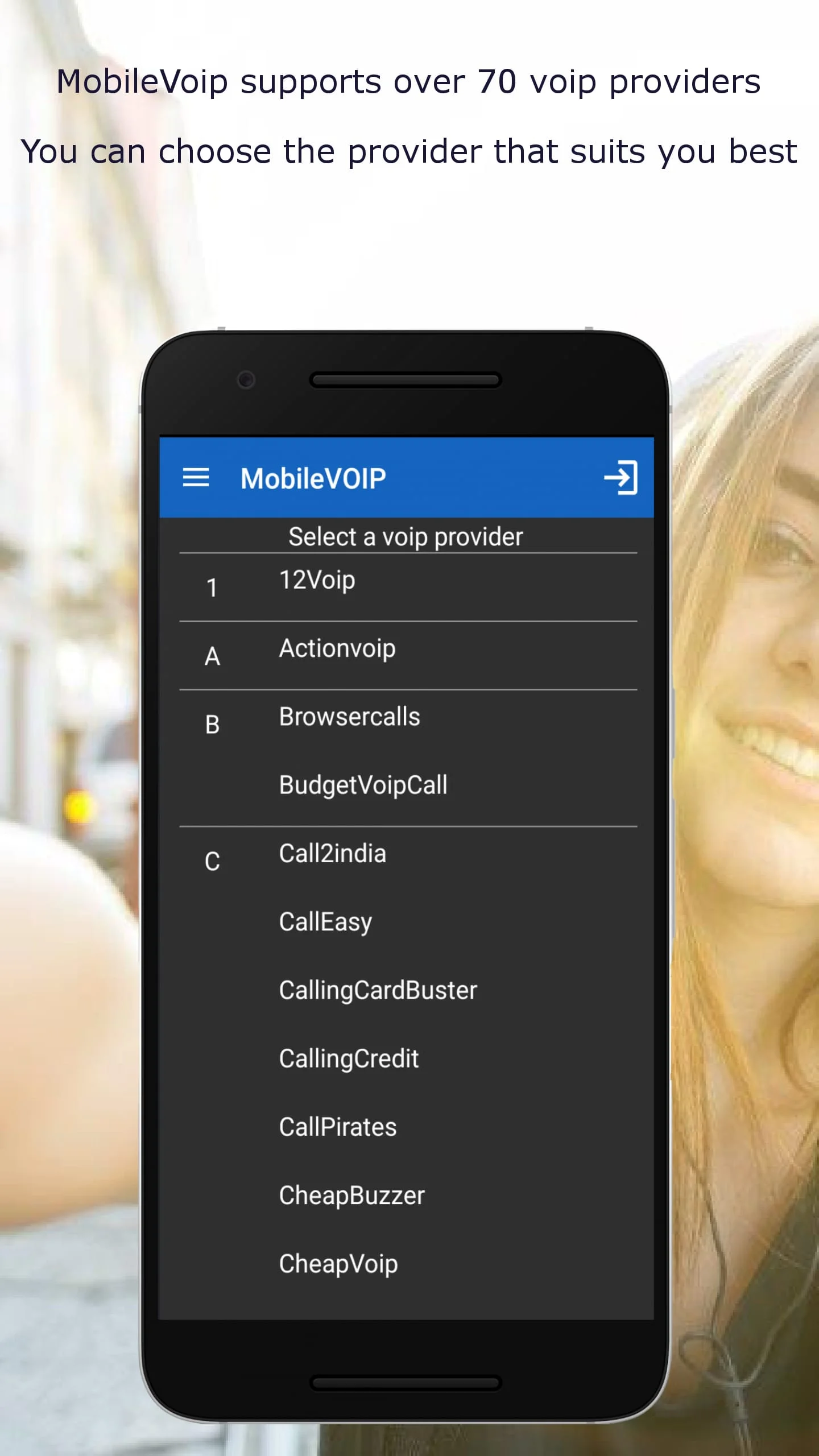 MobileVOIP international calls Screenshot 3