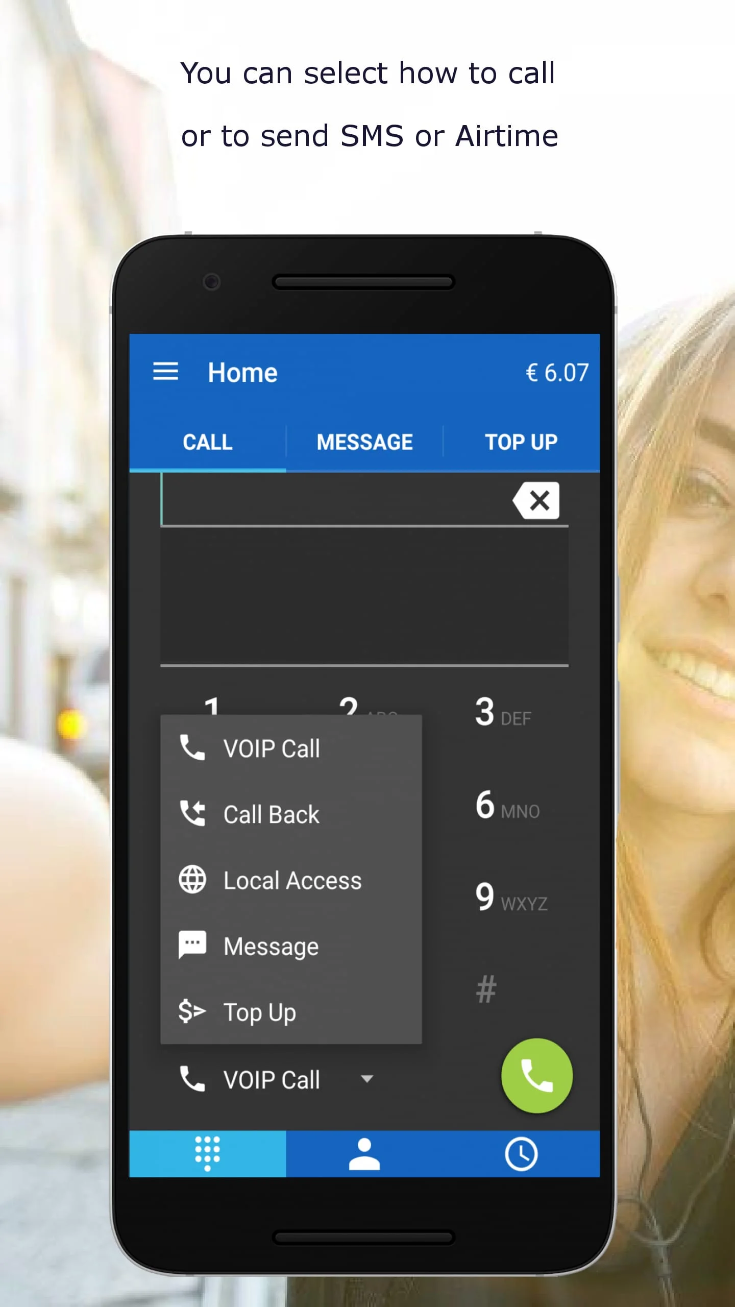 MobileVOIP international calls Screenshot 4