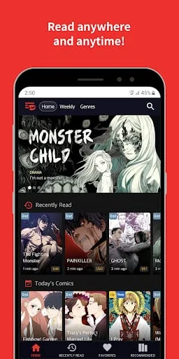 Toomics - Read Premium Comics Screenshot 1