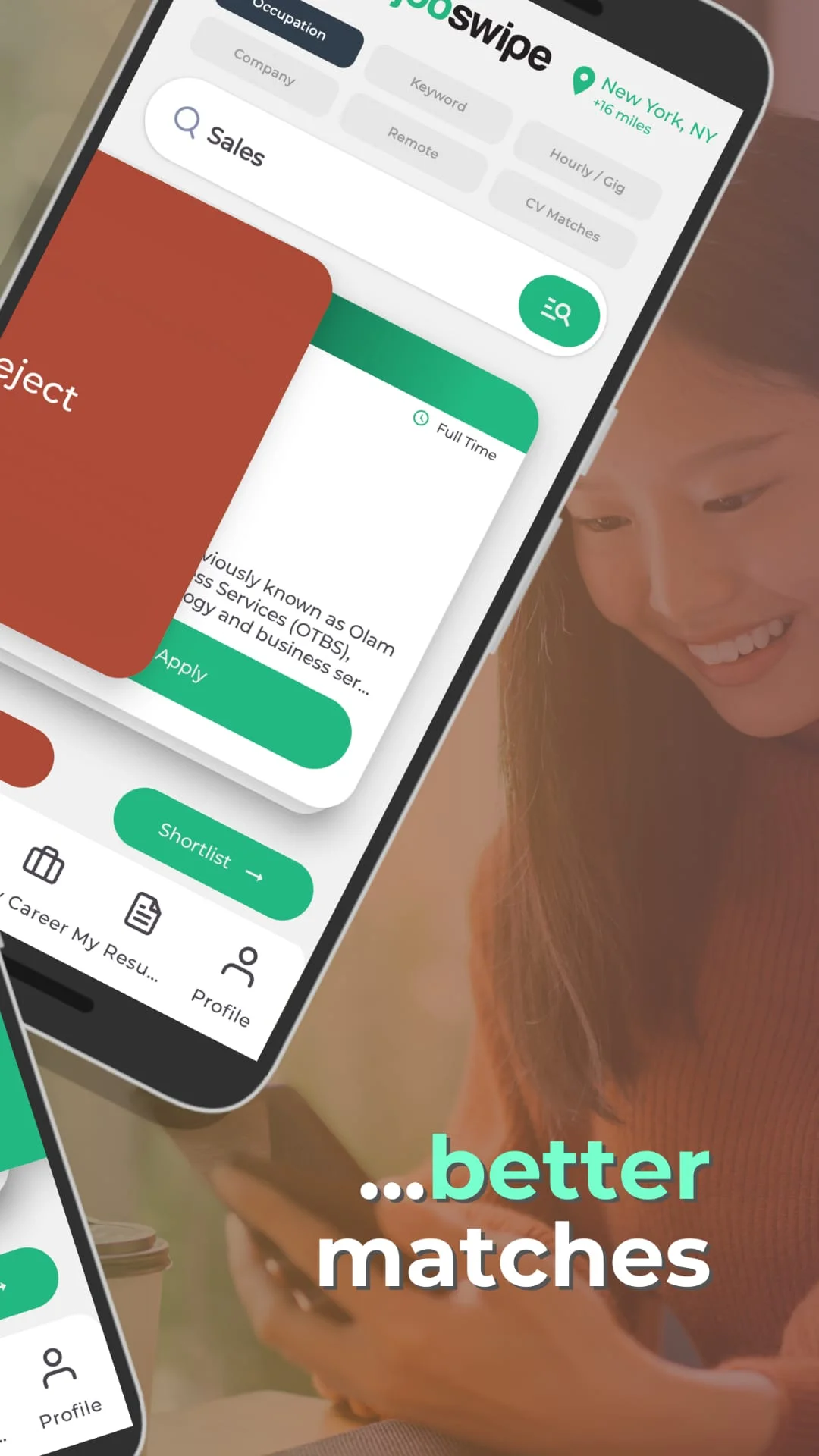 JobSwipe - Get a Better Job! Screenshot 2