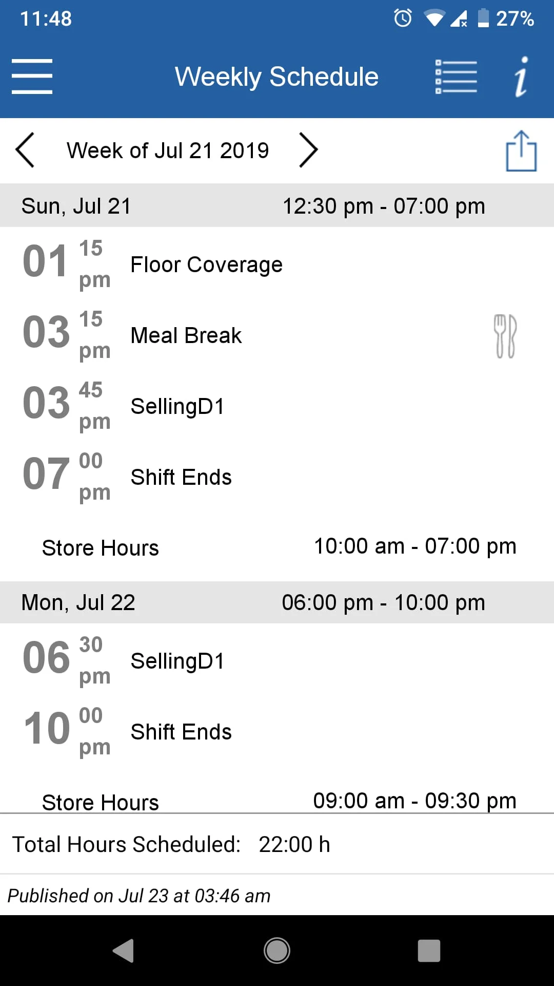 ESS 41 - Reflexis One Screenshot 1