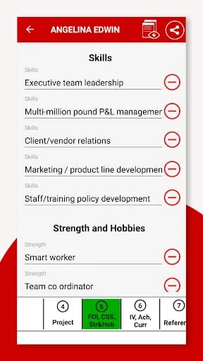 Resume Builder Screenshot 4