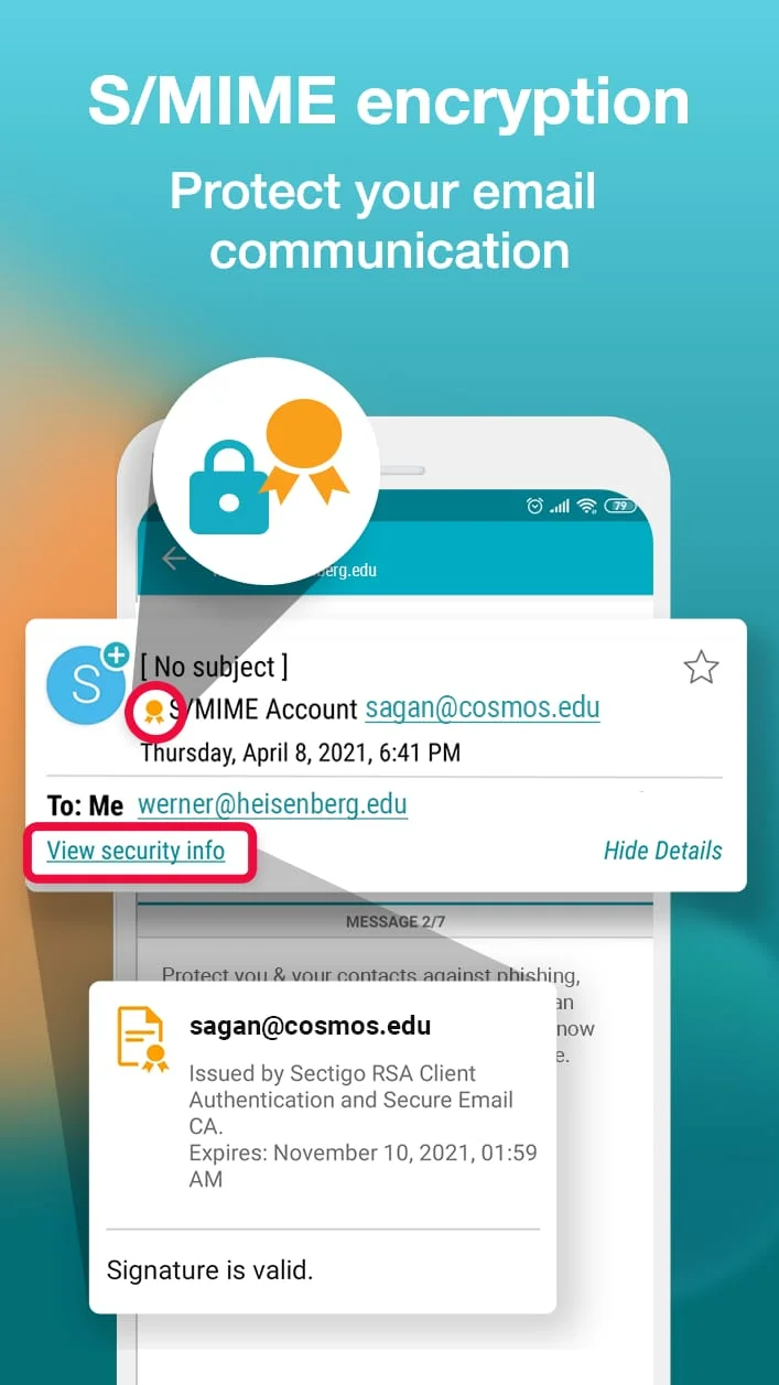 Email Aqua Mail - Fast, Secure Screenshot 3
