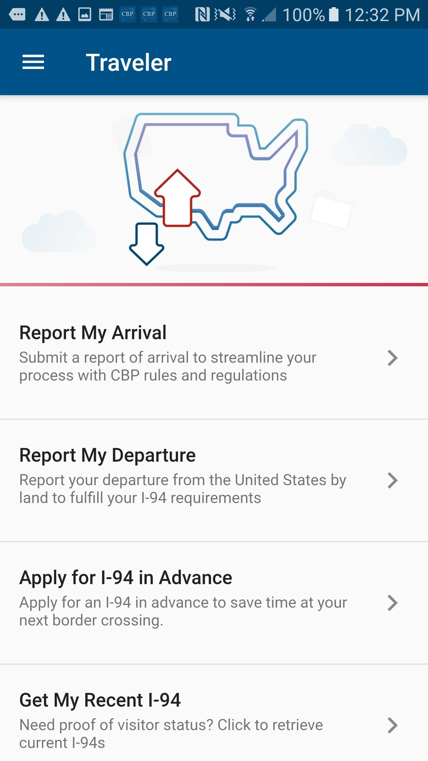 CBP One Screenshot 3