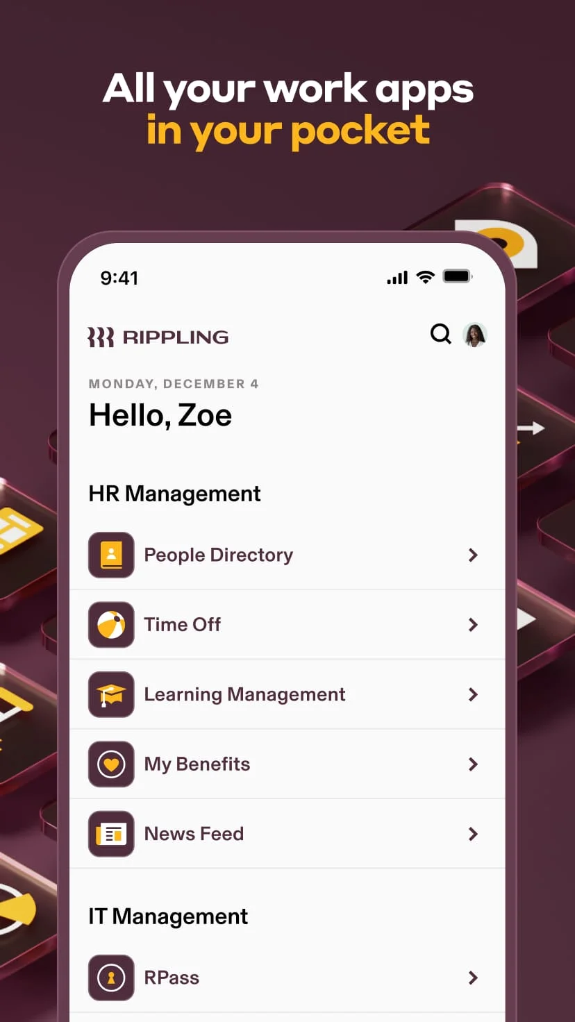 Rippling - HR, IT & Finance Screenshot 2