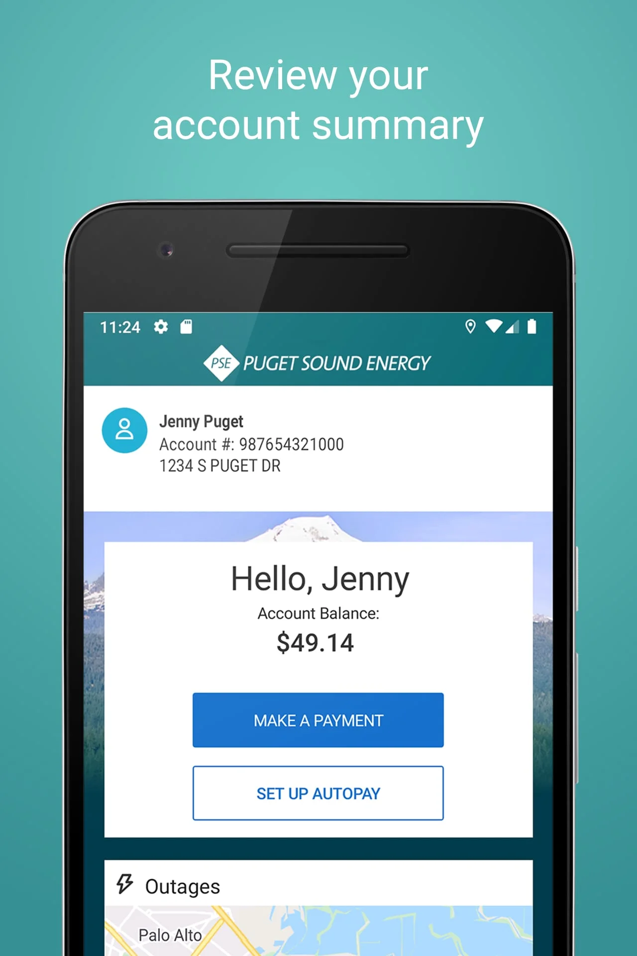 myPSE from Puget Sound Energy Screenshot 1