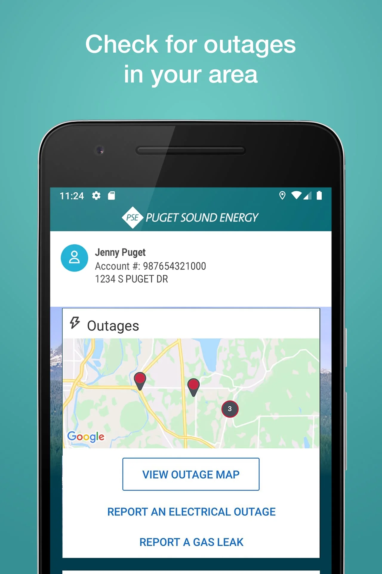myPSE from Puget Sound Energy Screenshot 3