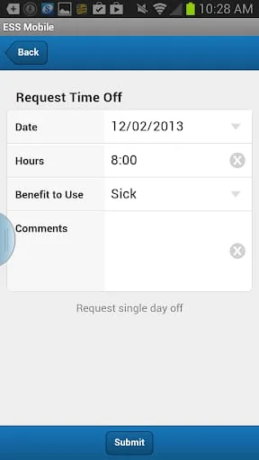 ESS Mobile Screenshot 2