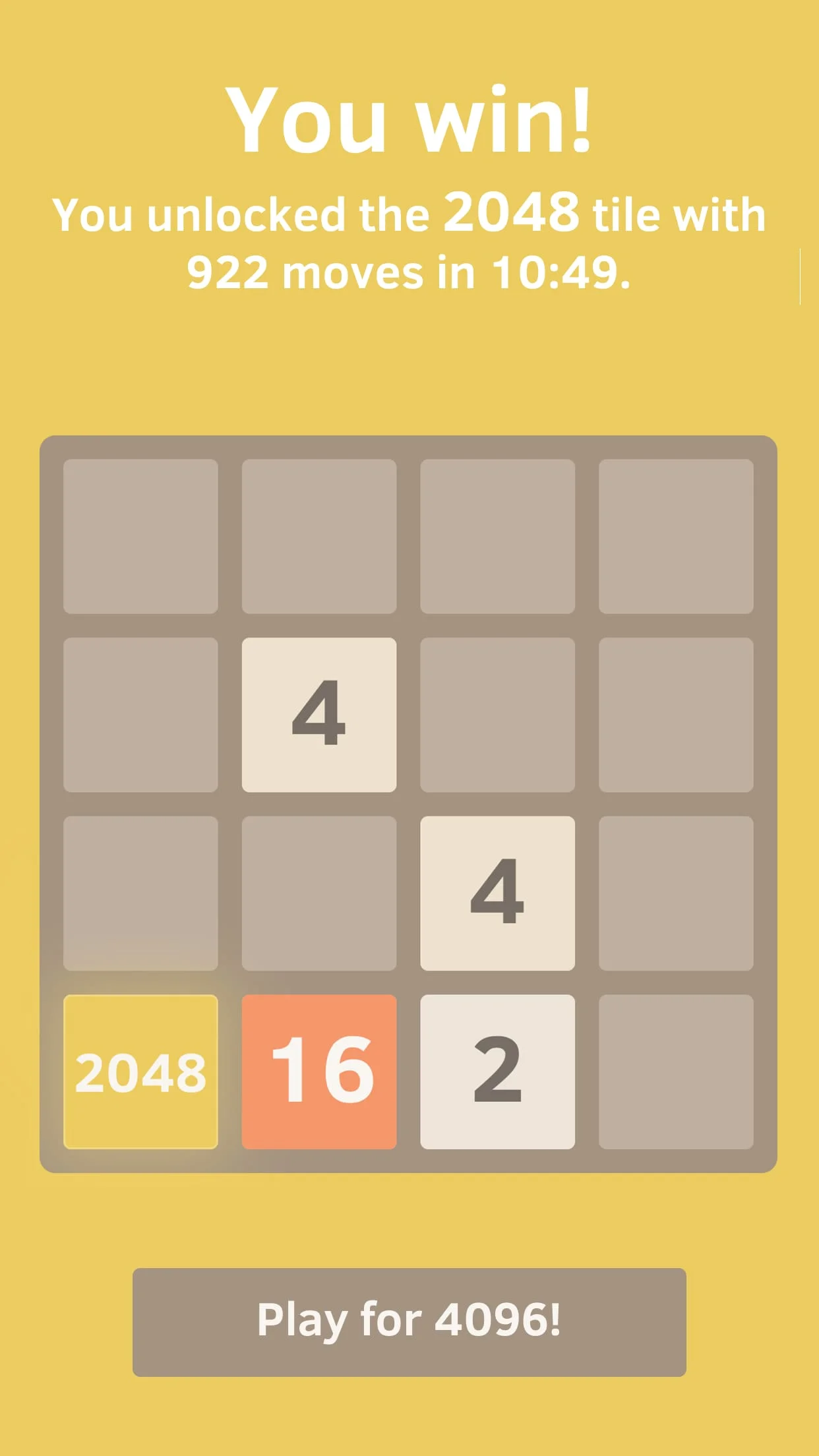 2048 Screenshot 3
