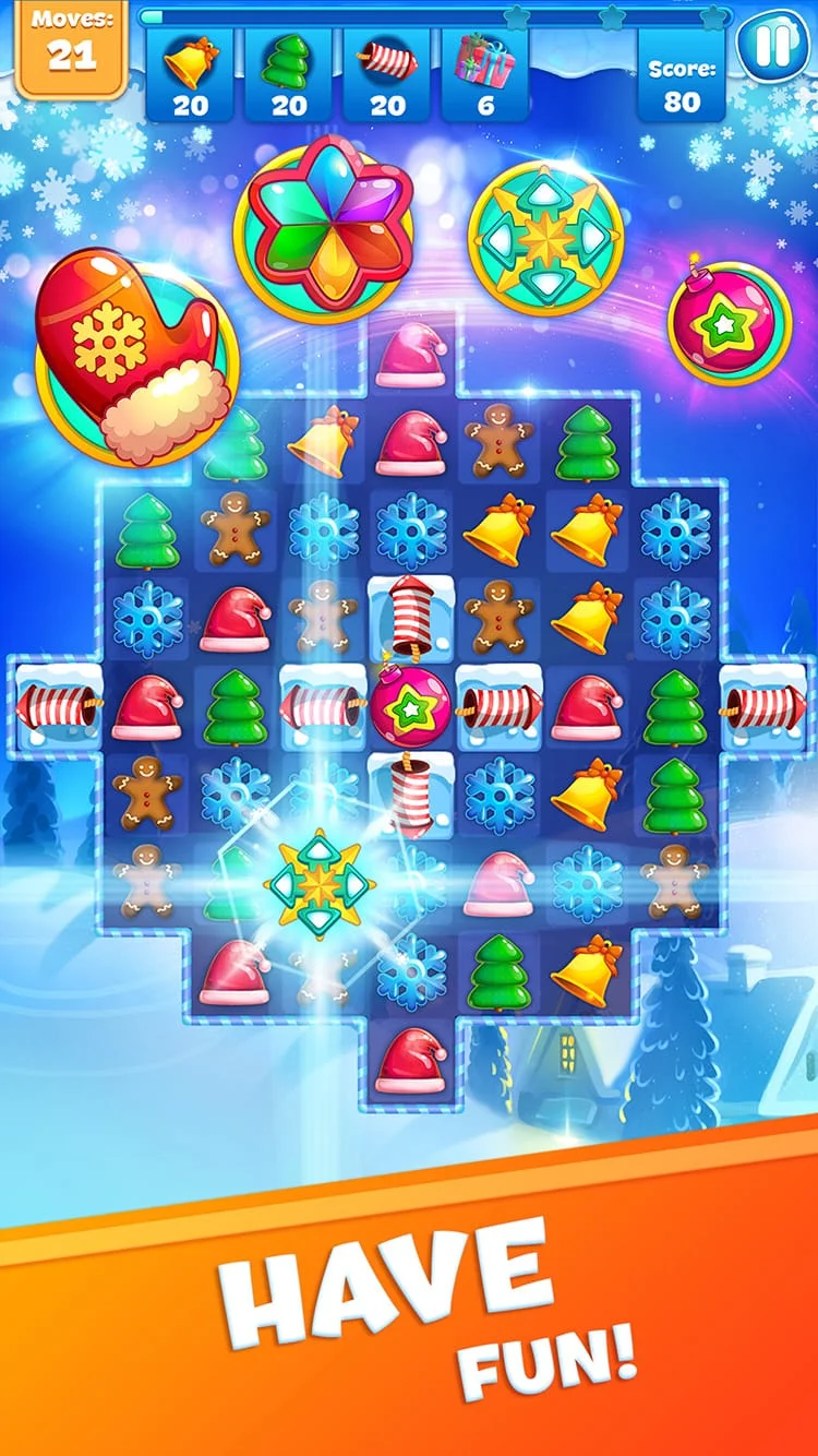 Christmas Sweeper 3 - Match-3 Screenshot 3