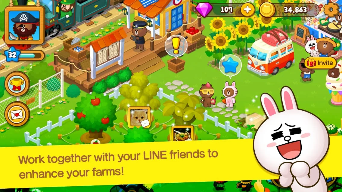 LINE BROWN FARM Screenshot 3