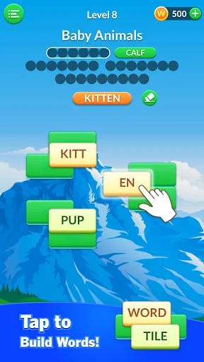 Word Tile Puzzle: Word Search Screenshot 1