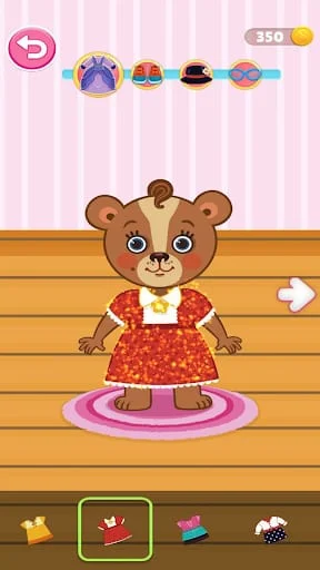 Glitter Dress Coloring Game Screenshot 4