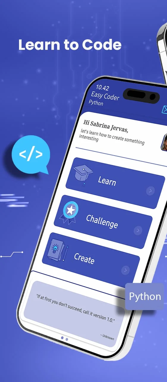 EasyCoder : Learn Python Screenshot 1