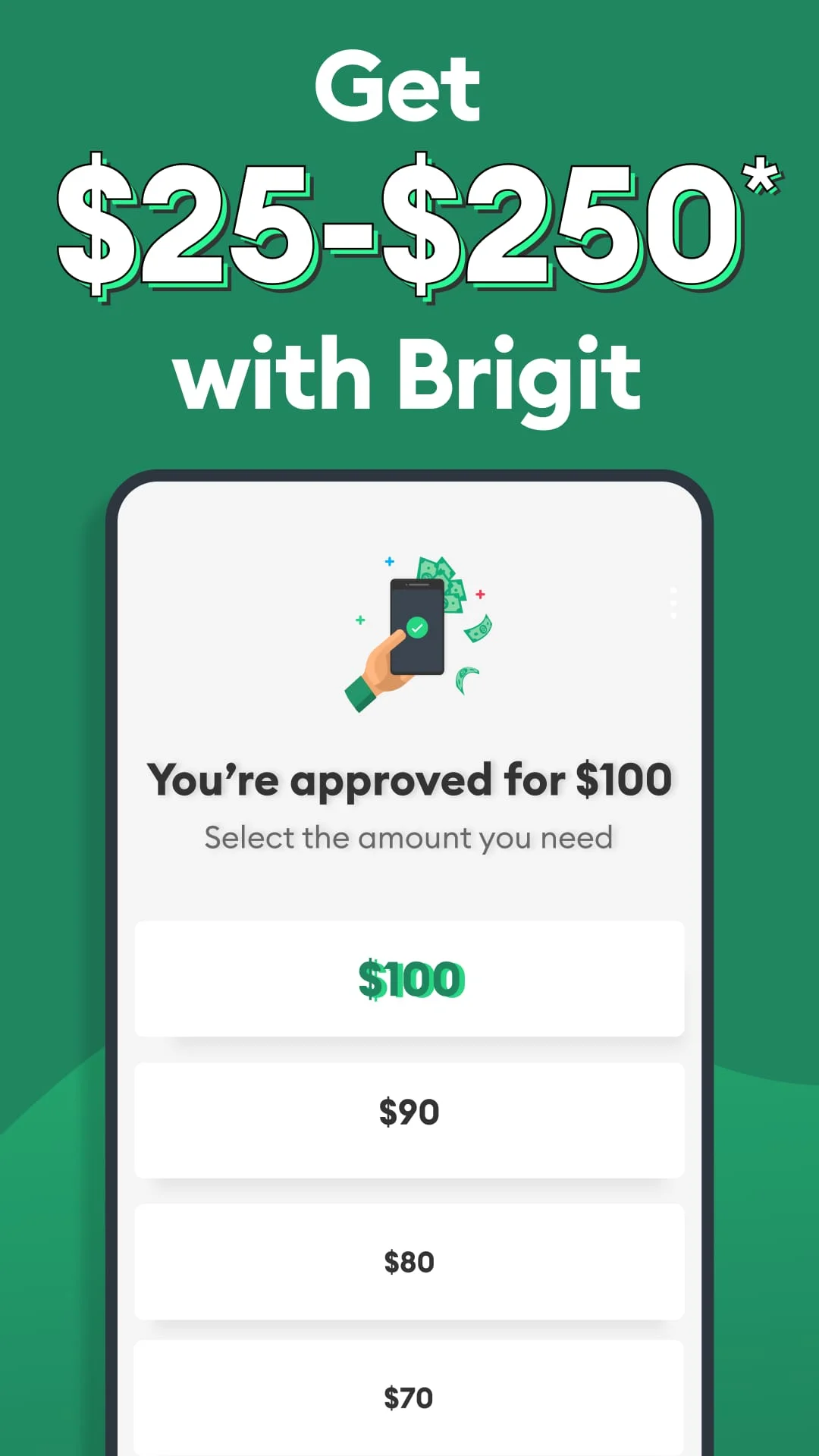 Brigit: Cash Advance & Credit Screenshot 1