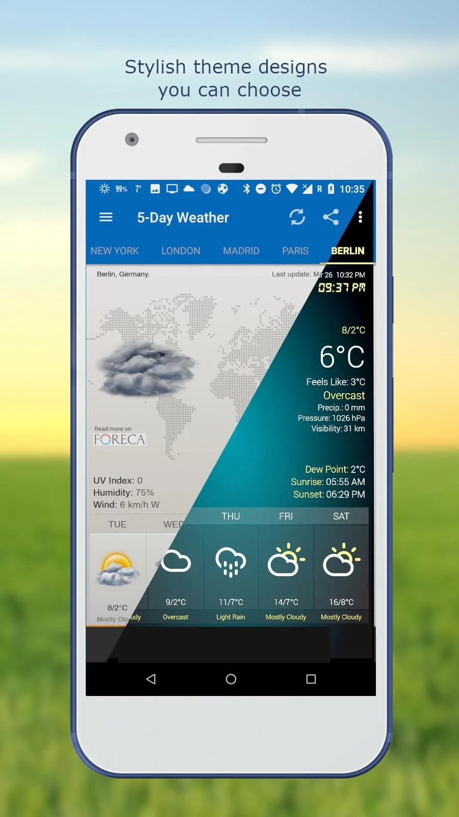 Weather & Clock Widget Screenshot 4