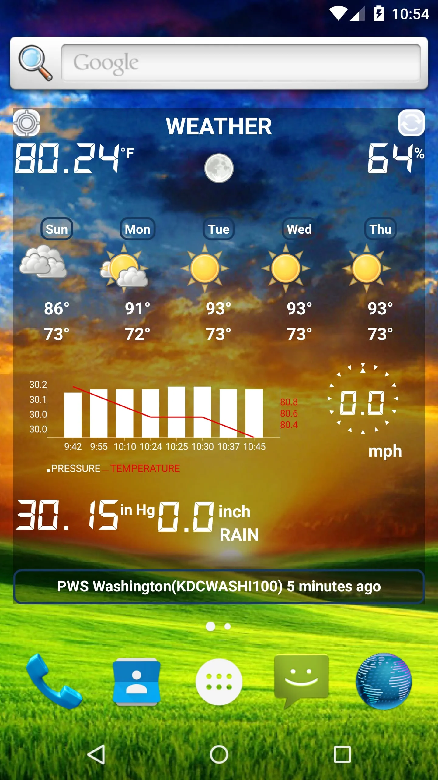 Weather Station Screenshot 2