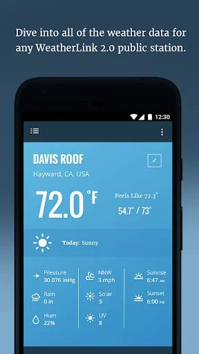 WeatherLink Screenshot 2