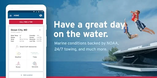 BoatUS - Boat Weather & Tides Screenshot 1