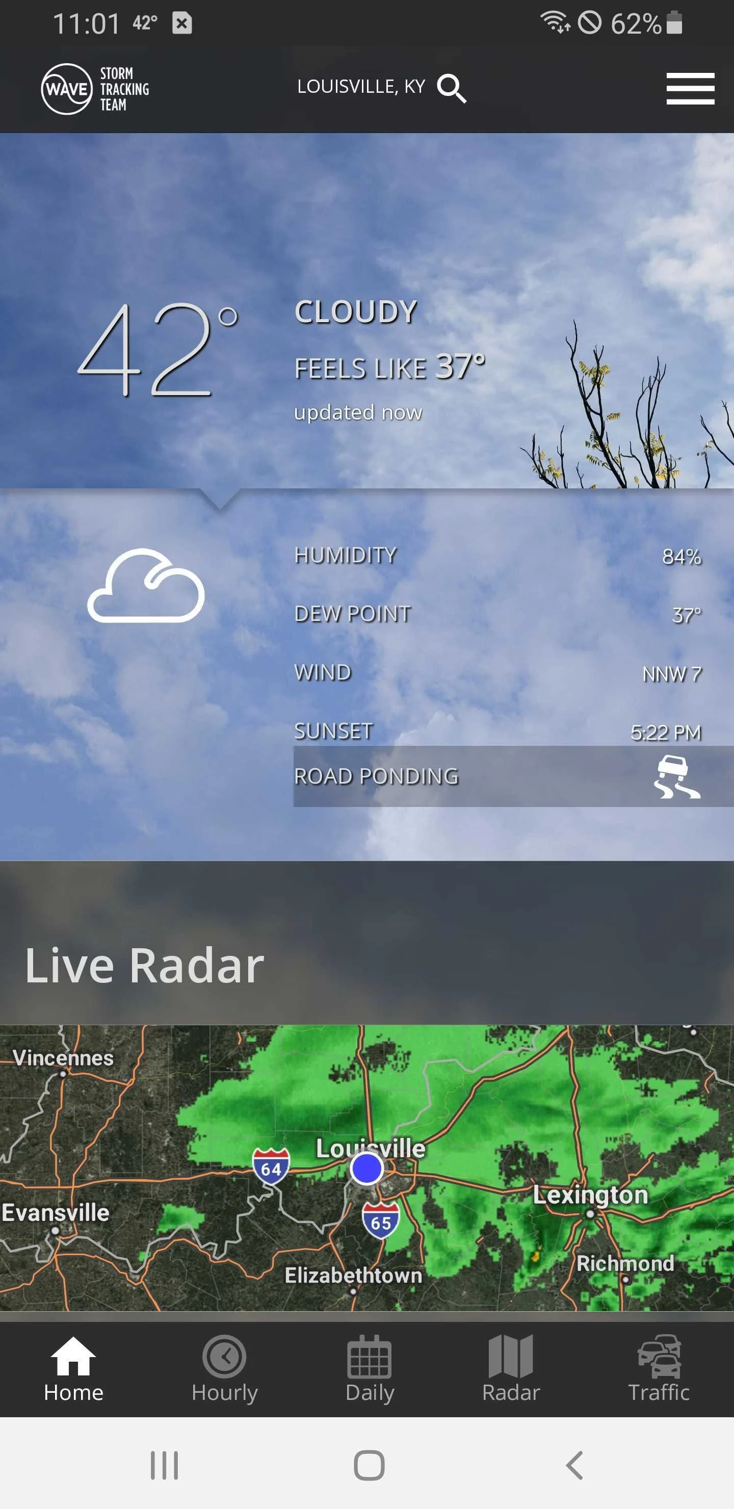 WAVE 3 Louisville Weather Screenshot 1