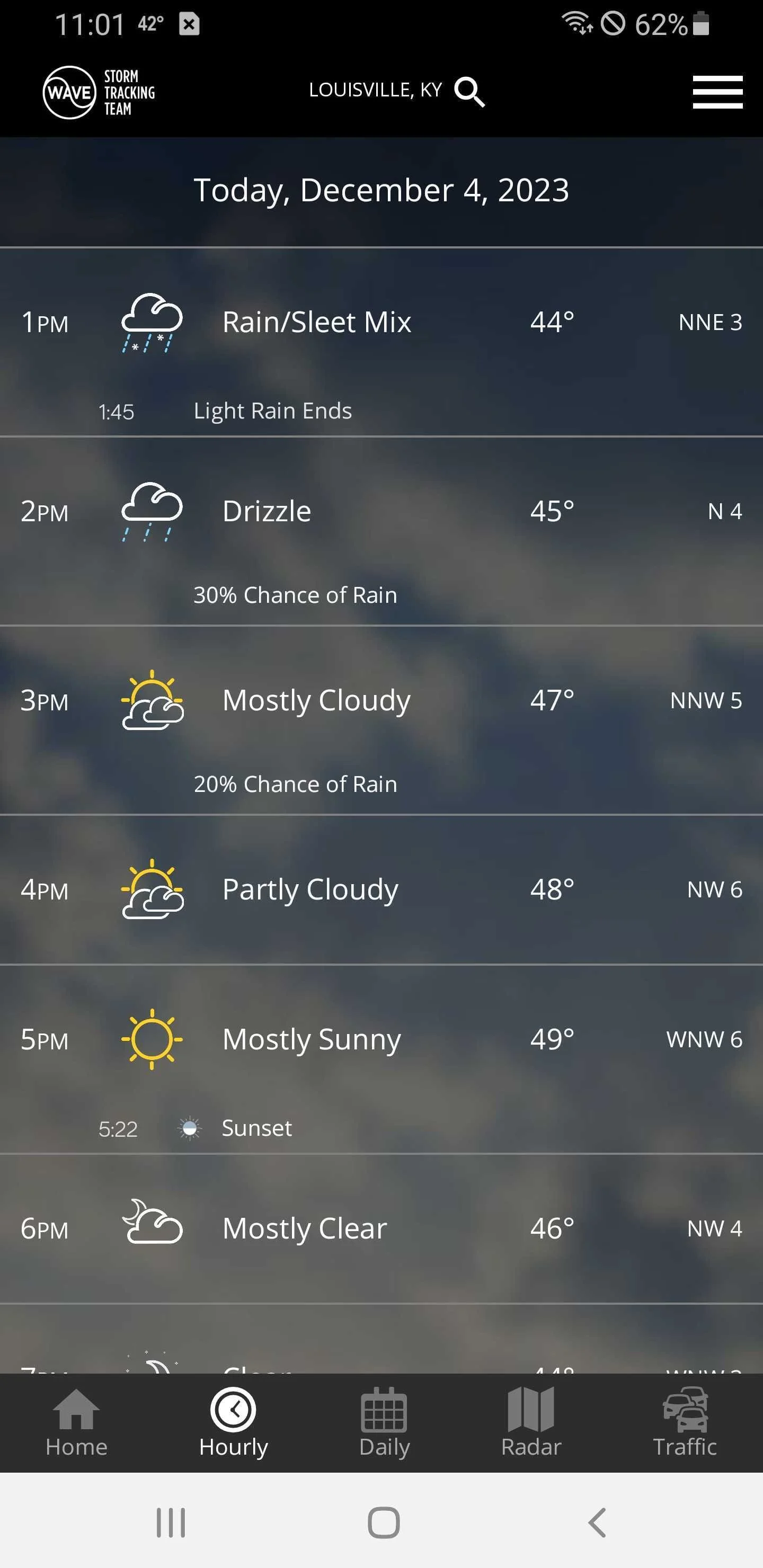 WAVE 3 Louisville Weather Screenshot 2