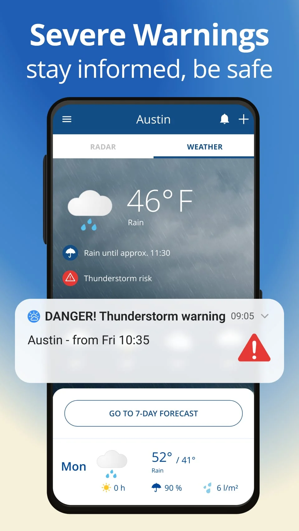 weather24: Forecast & Radar Screenshot 2