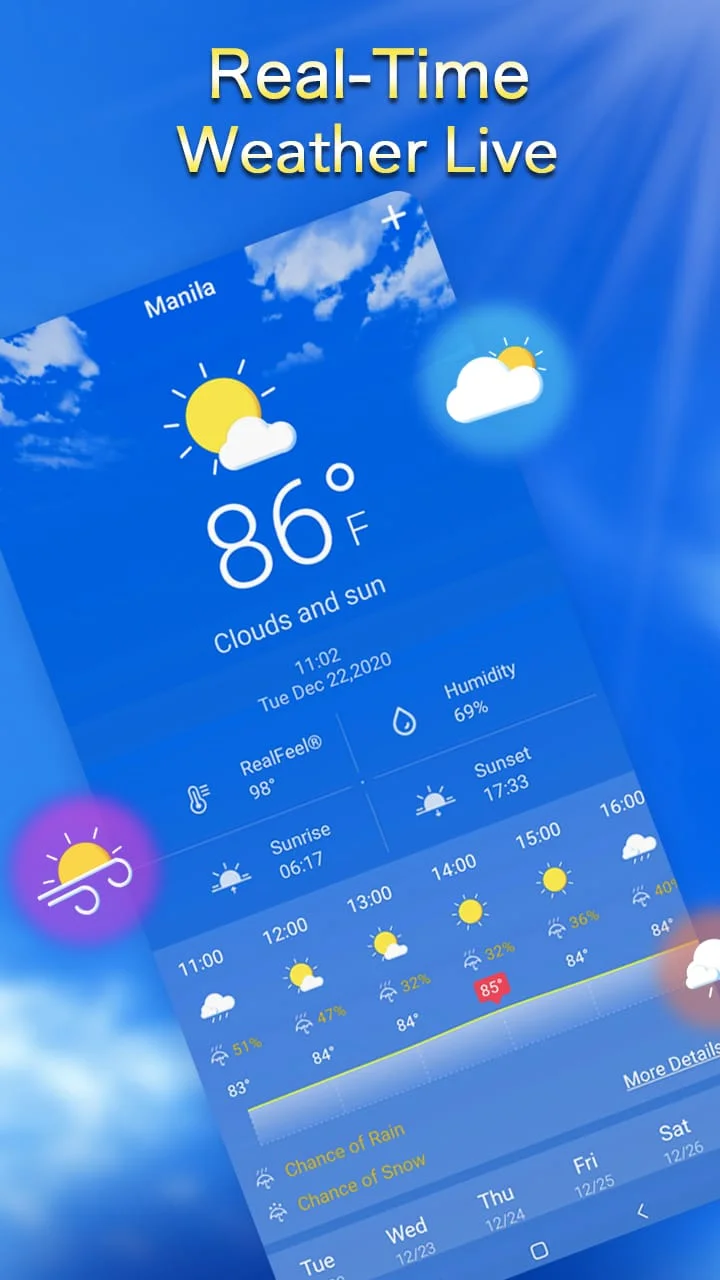 Local Weather：Weather Forecast Screenshot 1