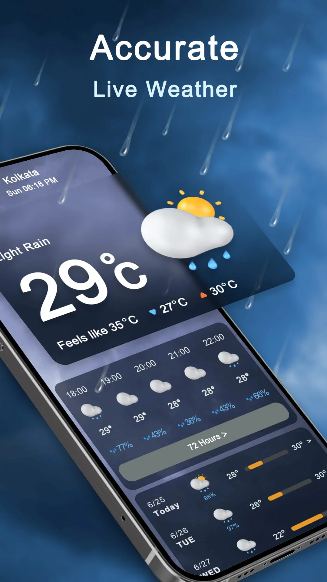 Weather Live - Radar & Alerts Screenshot 1