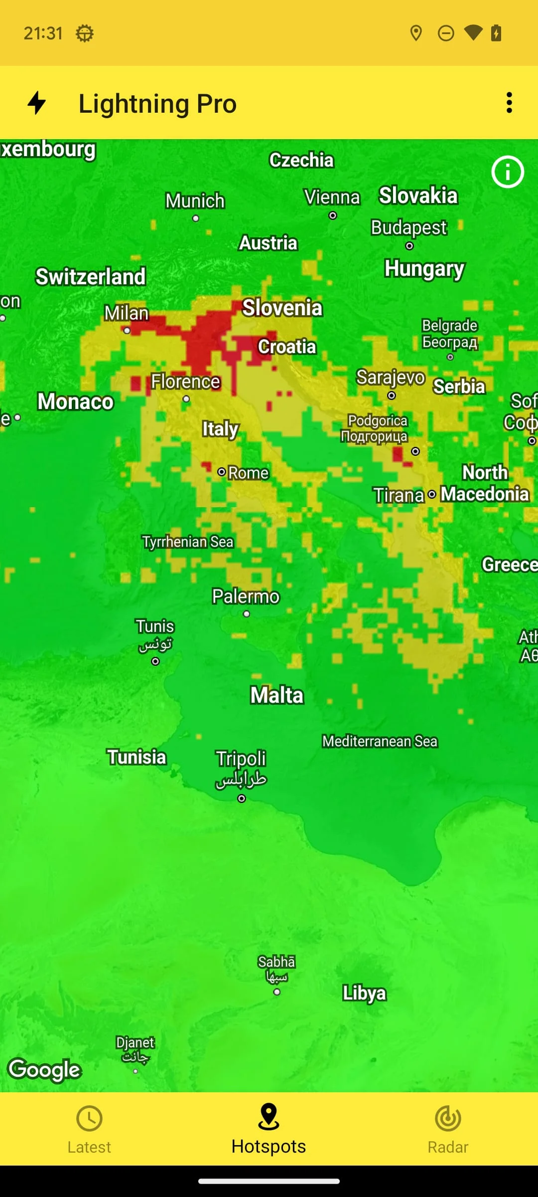 My Lightning Tracker & Alerts Screenshot 4