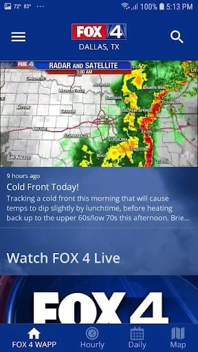 FOX 4 Dallas-Fort Worth: Weath Screenshot 1