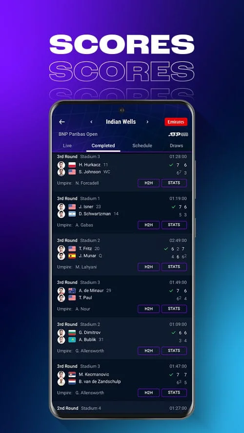 ATP WTA Live Screenshot 3