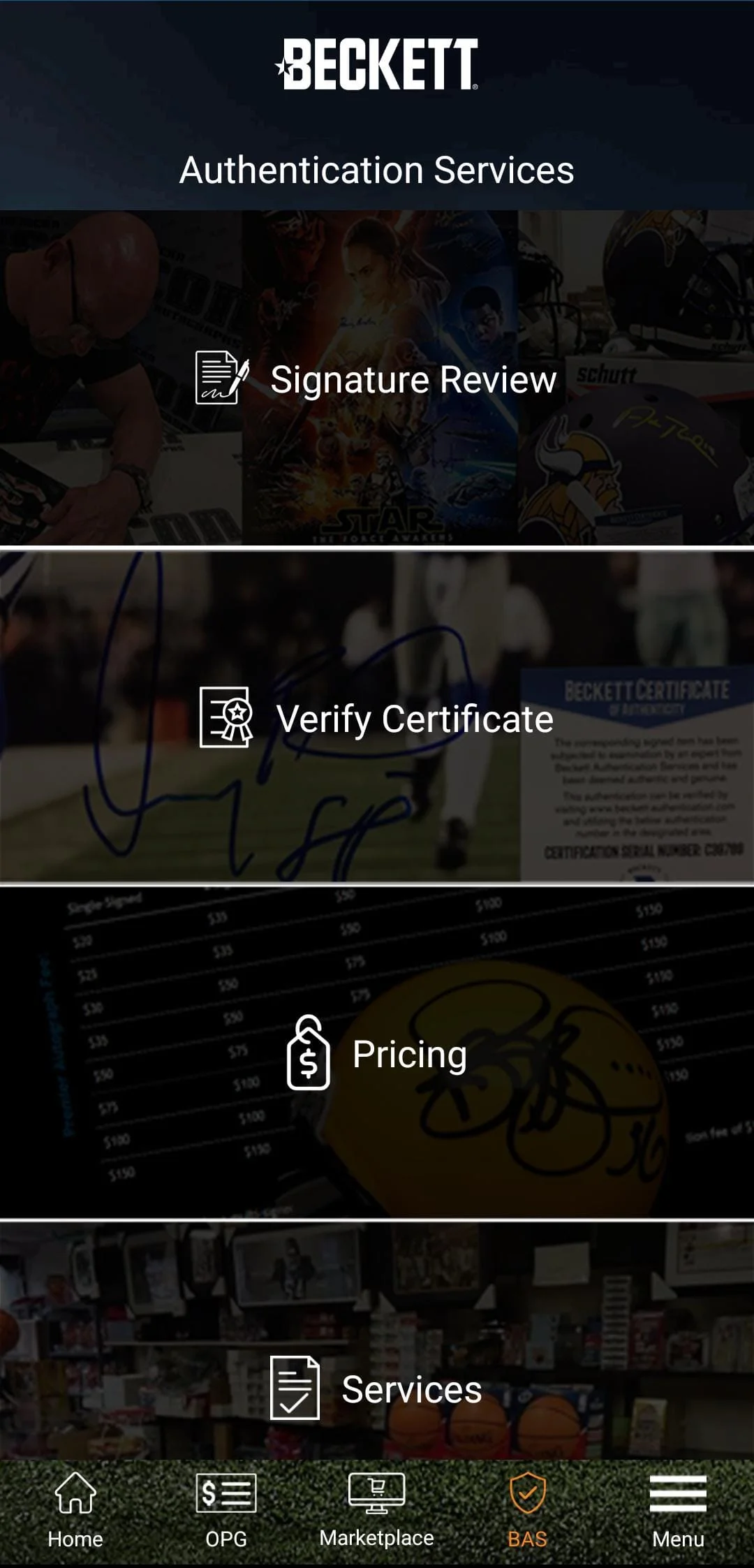 Beckett Mobile Screenshot 2