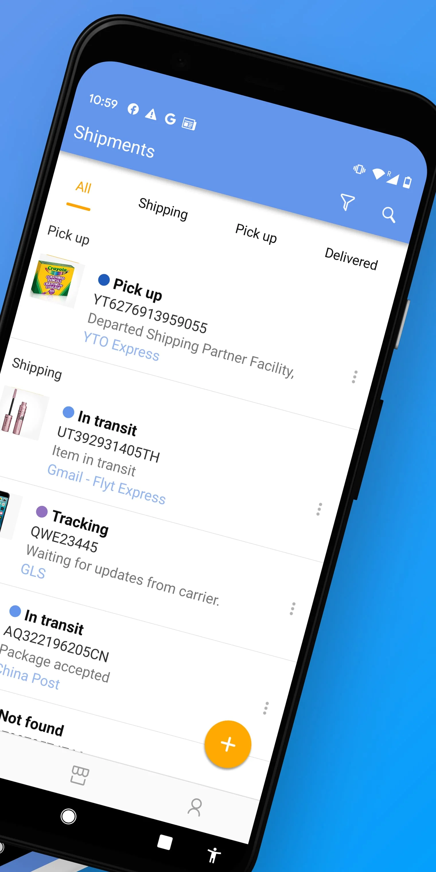 Package Tracker: Track Parcels Screenshot 2