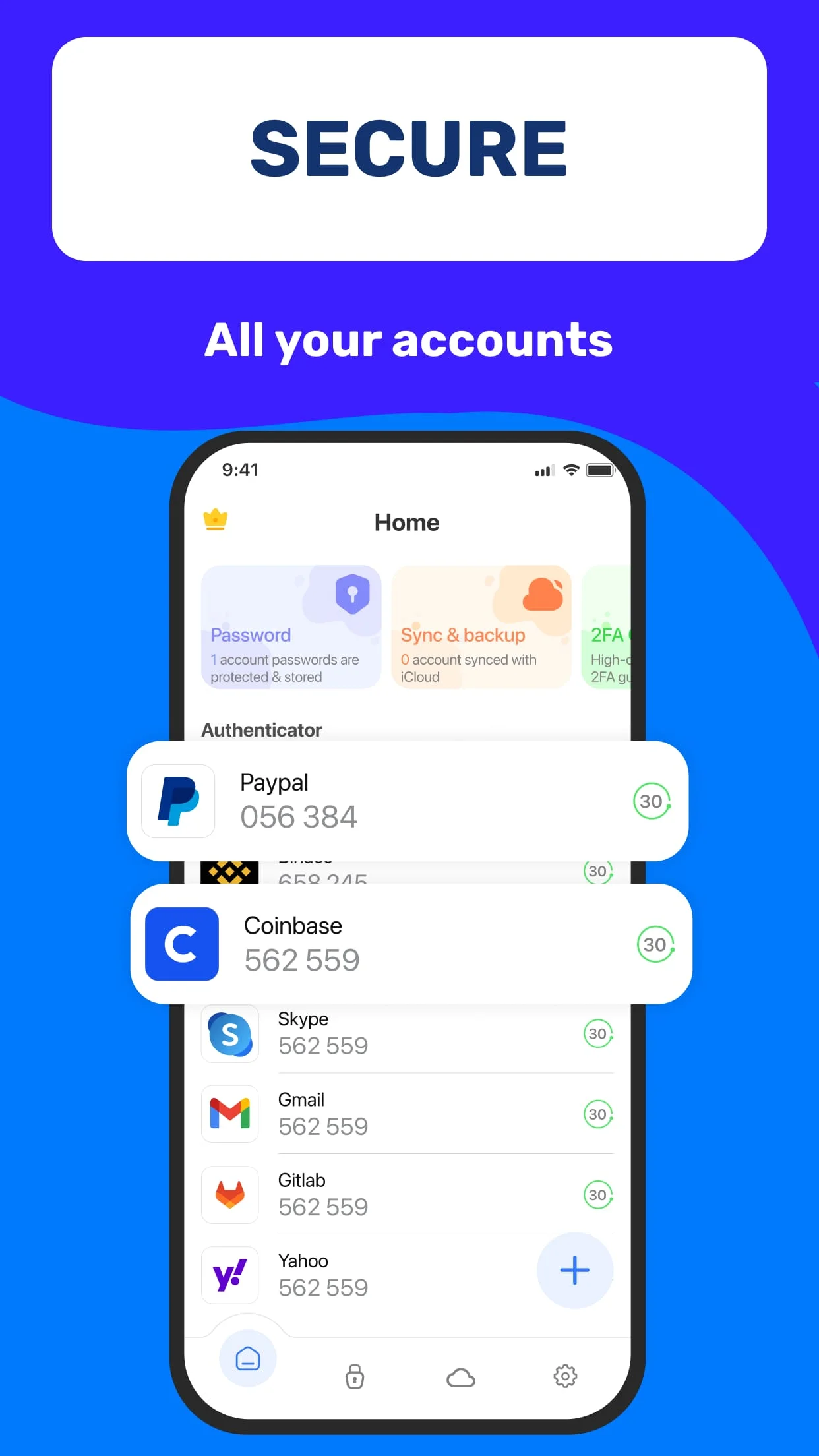 Authenticator App Screenshot 2