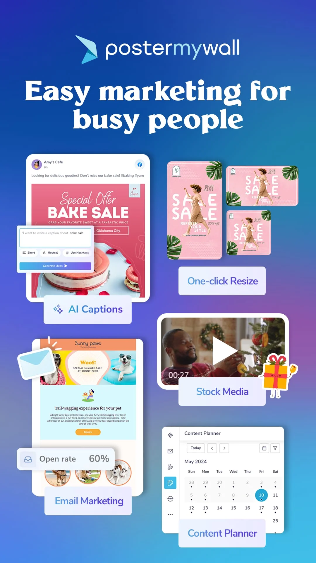 PosterMyWall: Design & Promote Screenshot 1