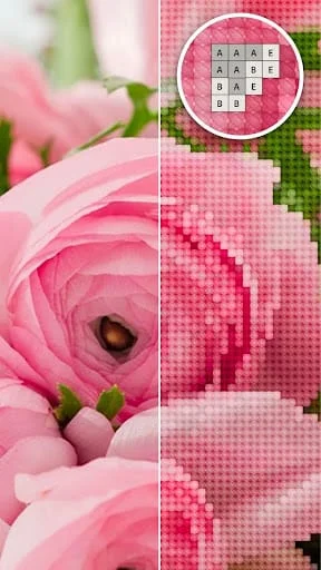 Color by Letter: Sewing game Screenshot 1