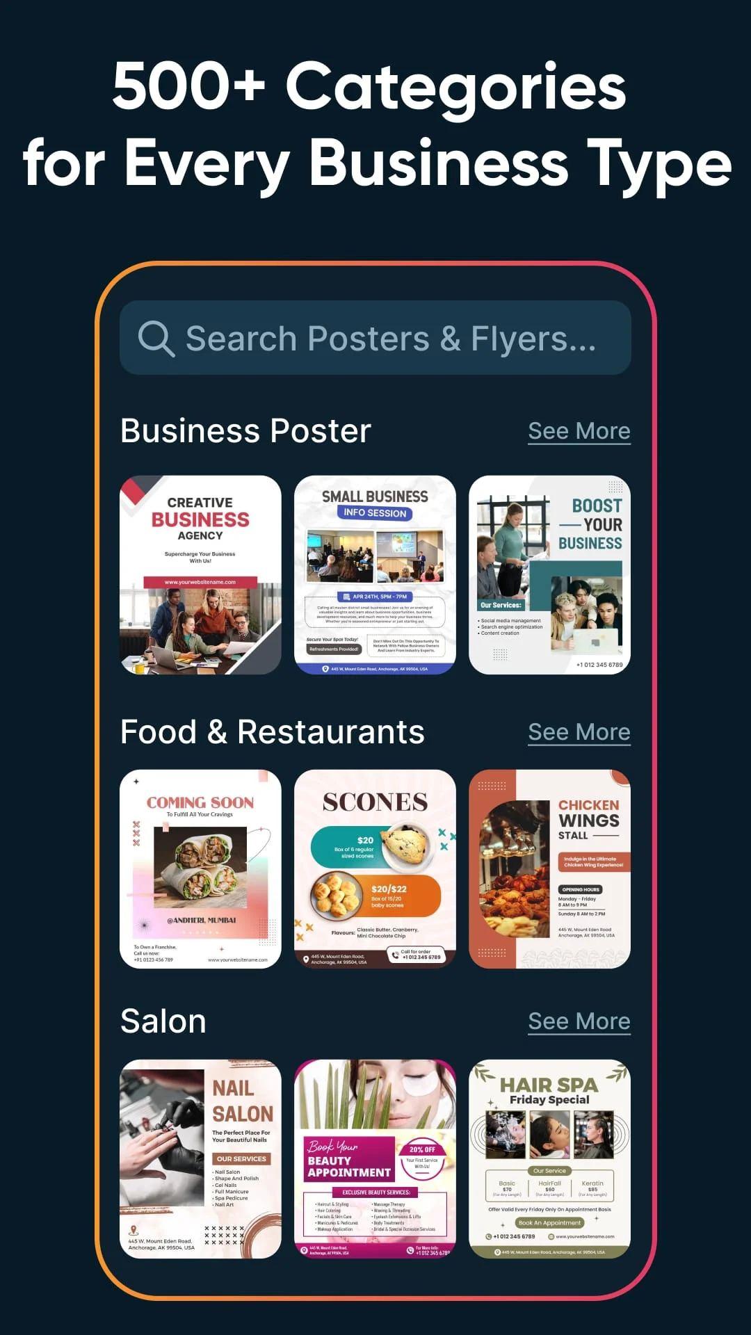 Poster Maker, Flyer Maker Screenshot 2