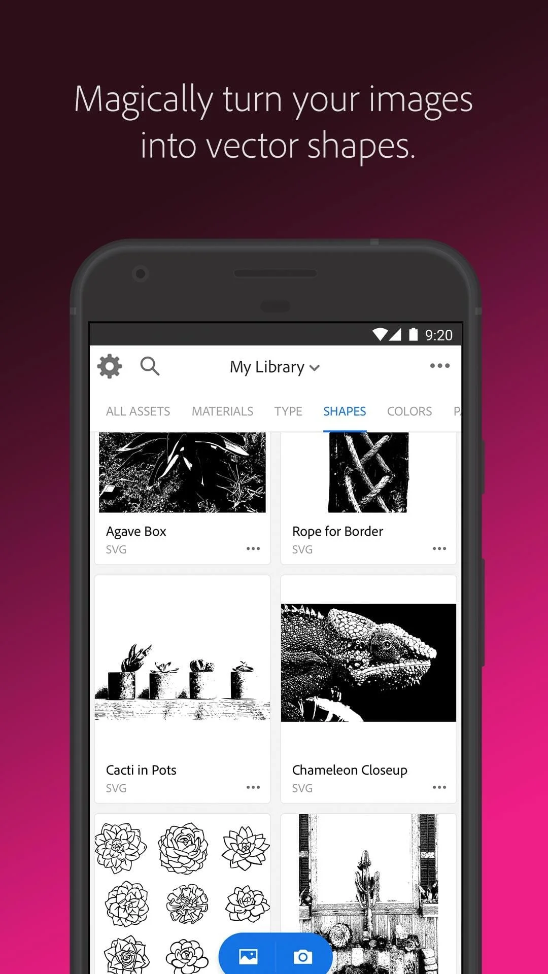 Adobe Capture: Illustrator,Ps Screenshot 2