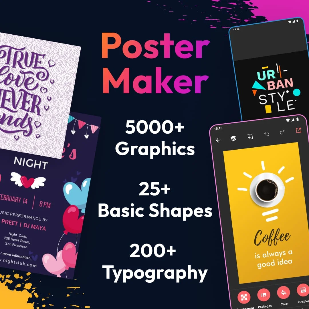Poster Maker - Flyer Creator Screenshot 1